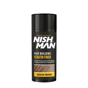 Nishman Hair Building Keratin Fiber - Medium Brown